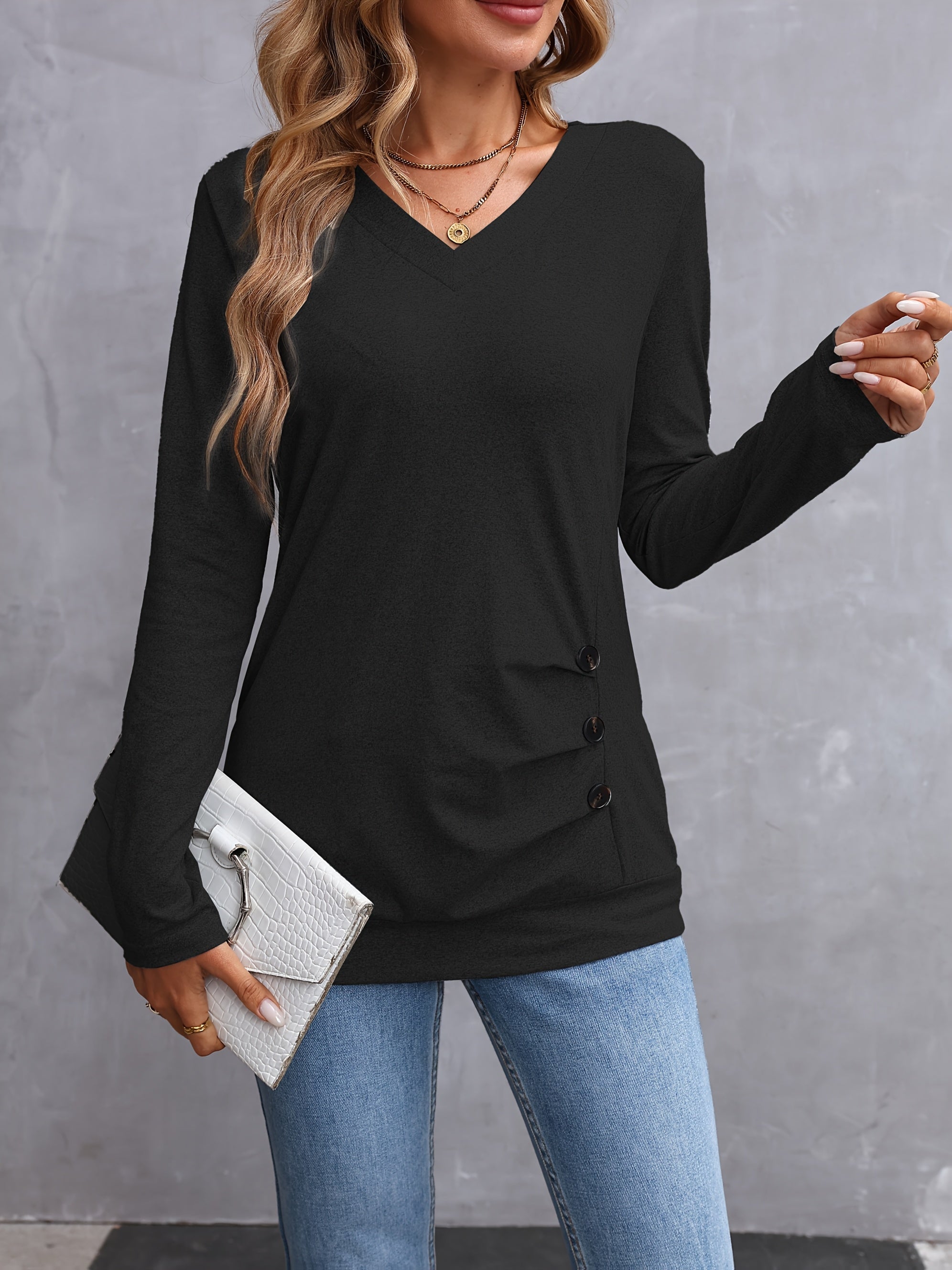 Louisa™ | Elegant Long Sleeve T-shirt