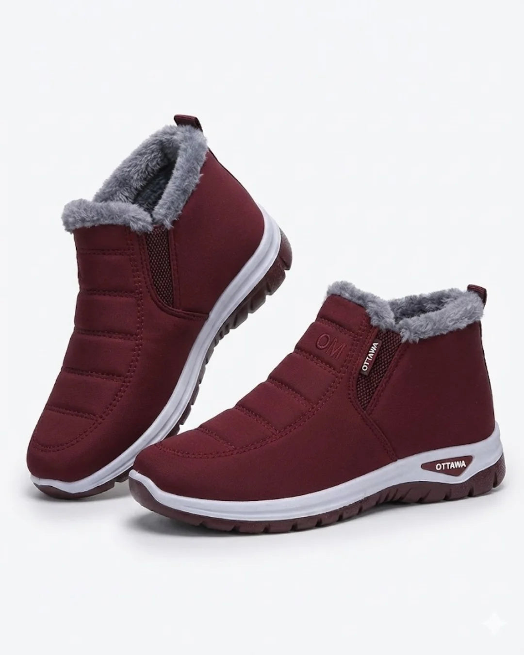 Marilou™ | Slip-On Fleece-Lined Winter Ankle Boots