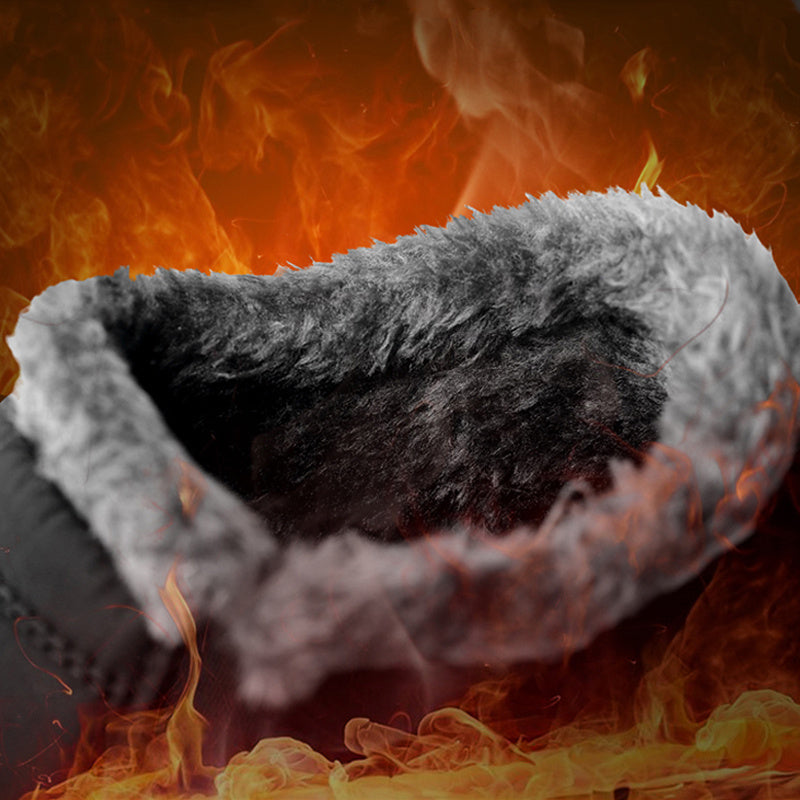 Apollonia™ | Quilted plush-lined slip-on ankle snow boots