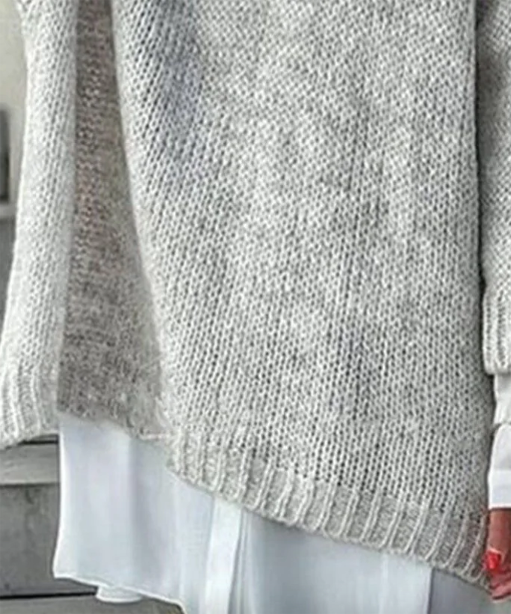 Oliver™ | Chunky knit V-neck sweater