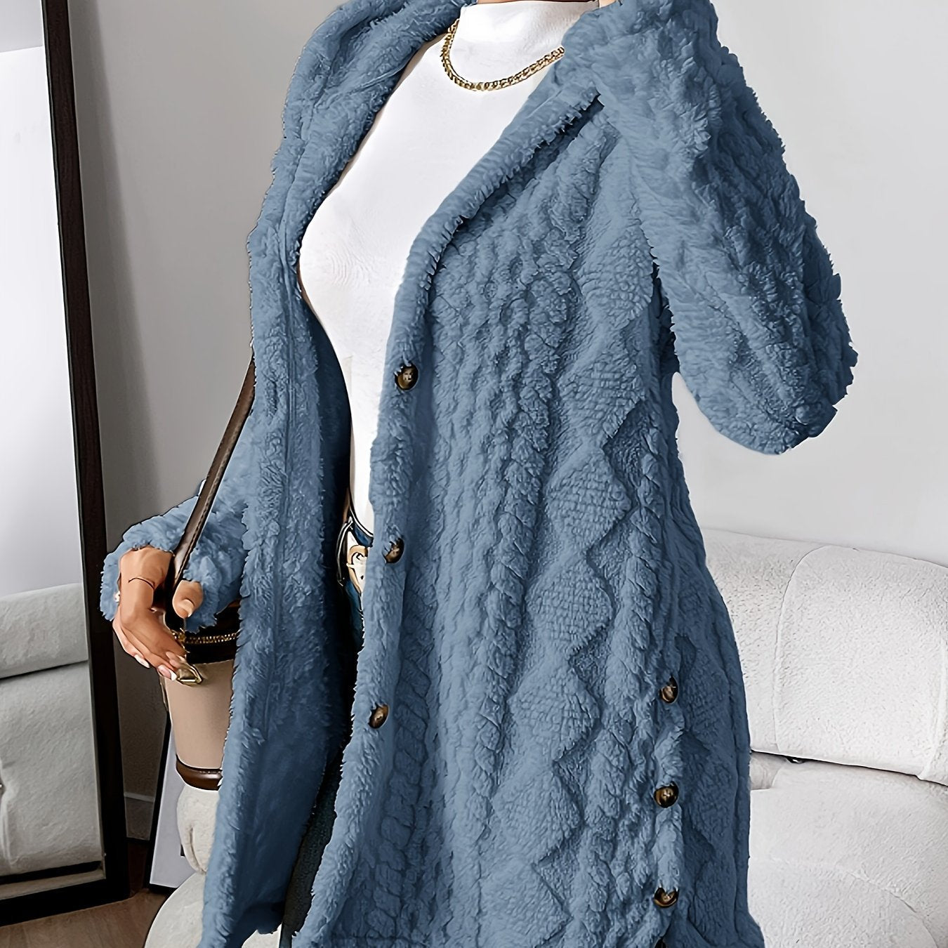 Fleur™ | Double Plush Cardigan, Comfortable Elegance