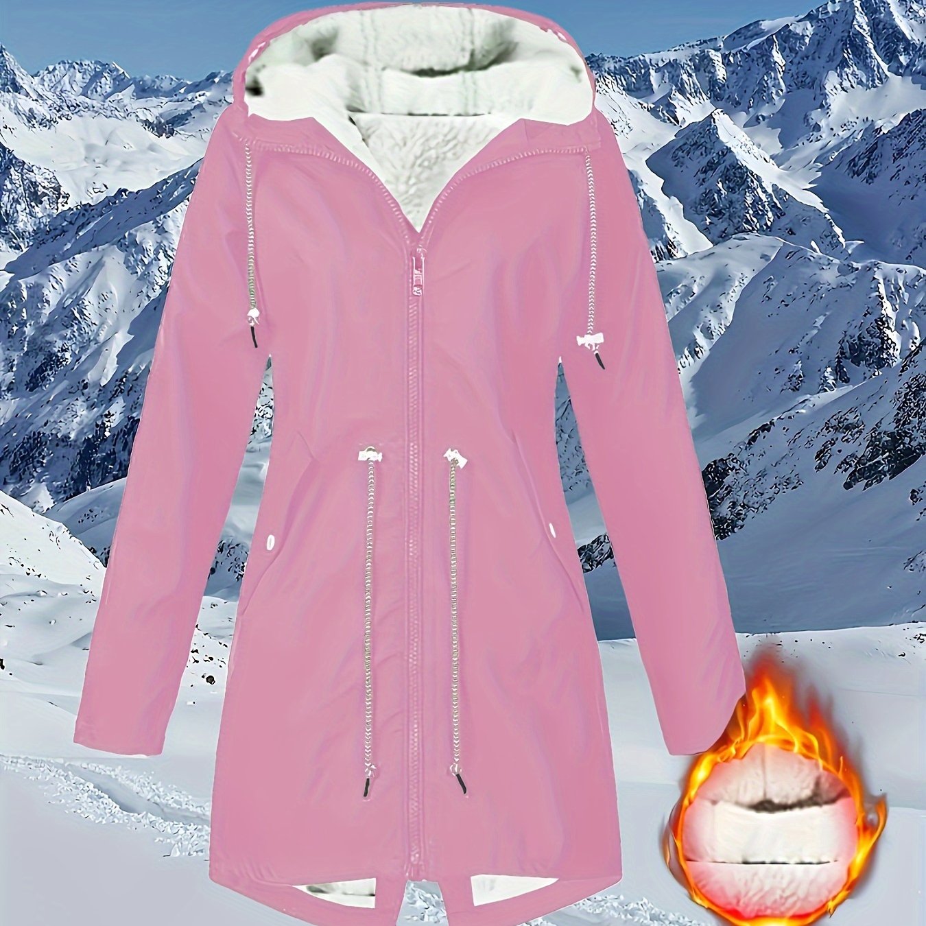 Teresa™ | Warm Fleece-Lined Waterproof Hooded Parka Coat