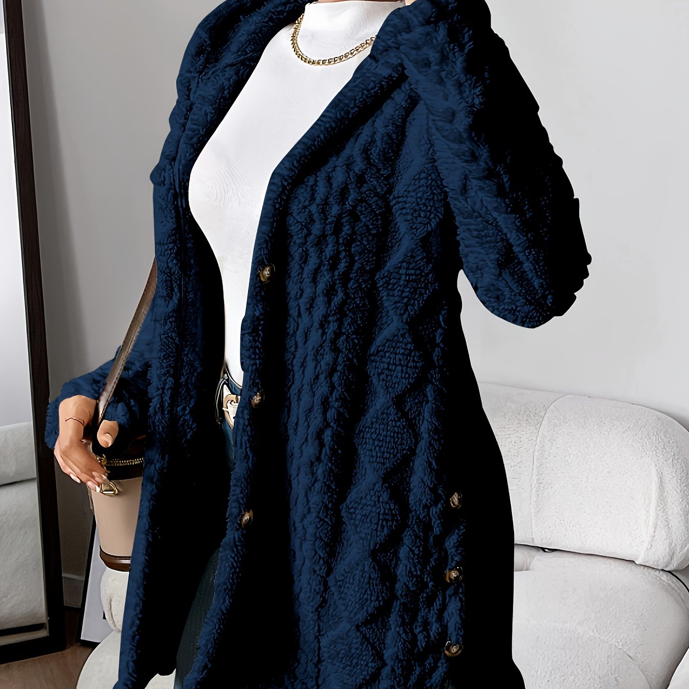 Fleur™ | Double Plush Cardigan, Comfortable Elegance