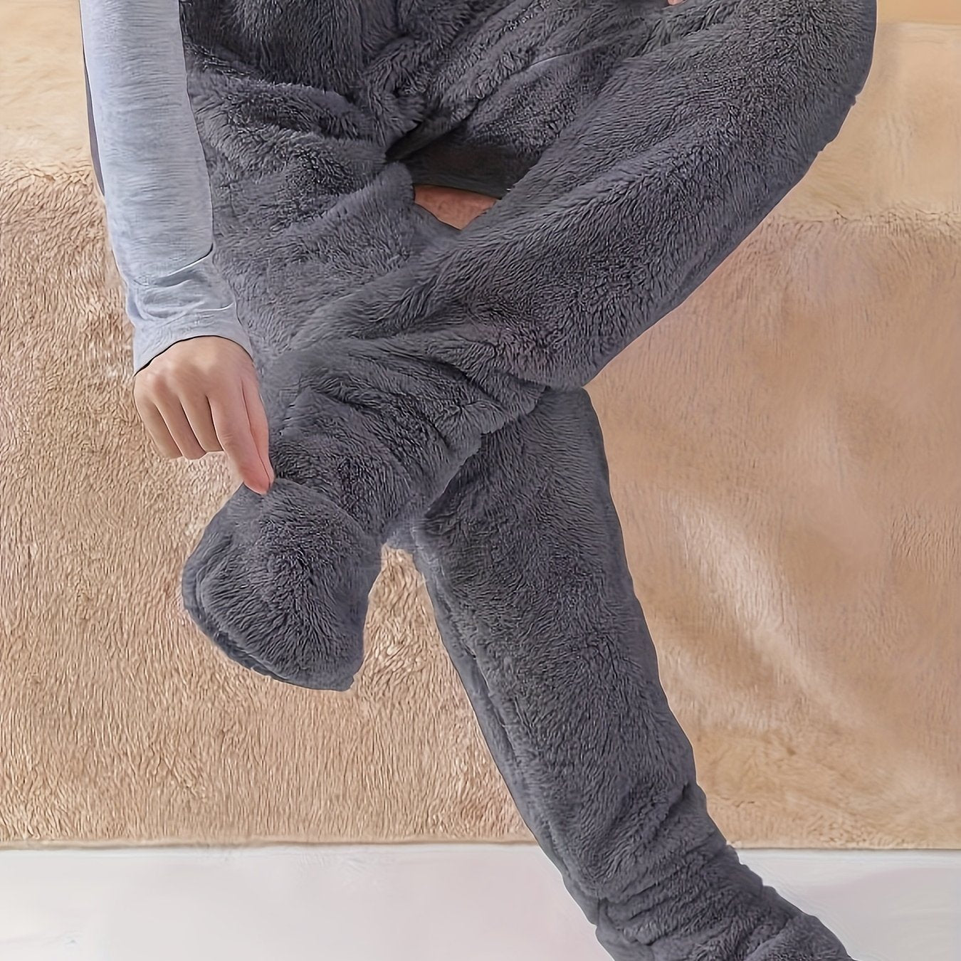 Brielle™ | Fuzzy Footed Lounge Pajama Pants