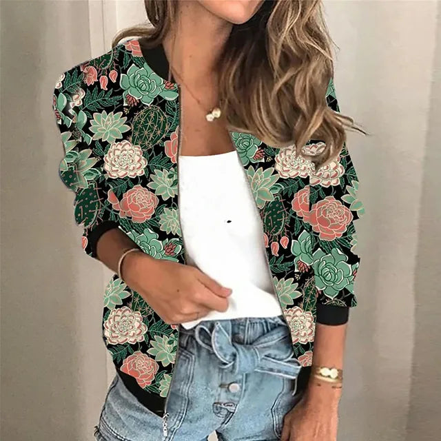 Celia™ | Elegant and Comfortable Printed Jacket