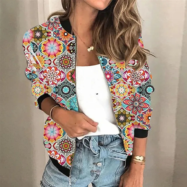 Celia™ | Elegant and Comfortable Printed Jacket