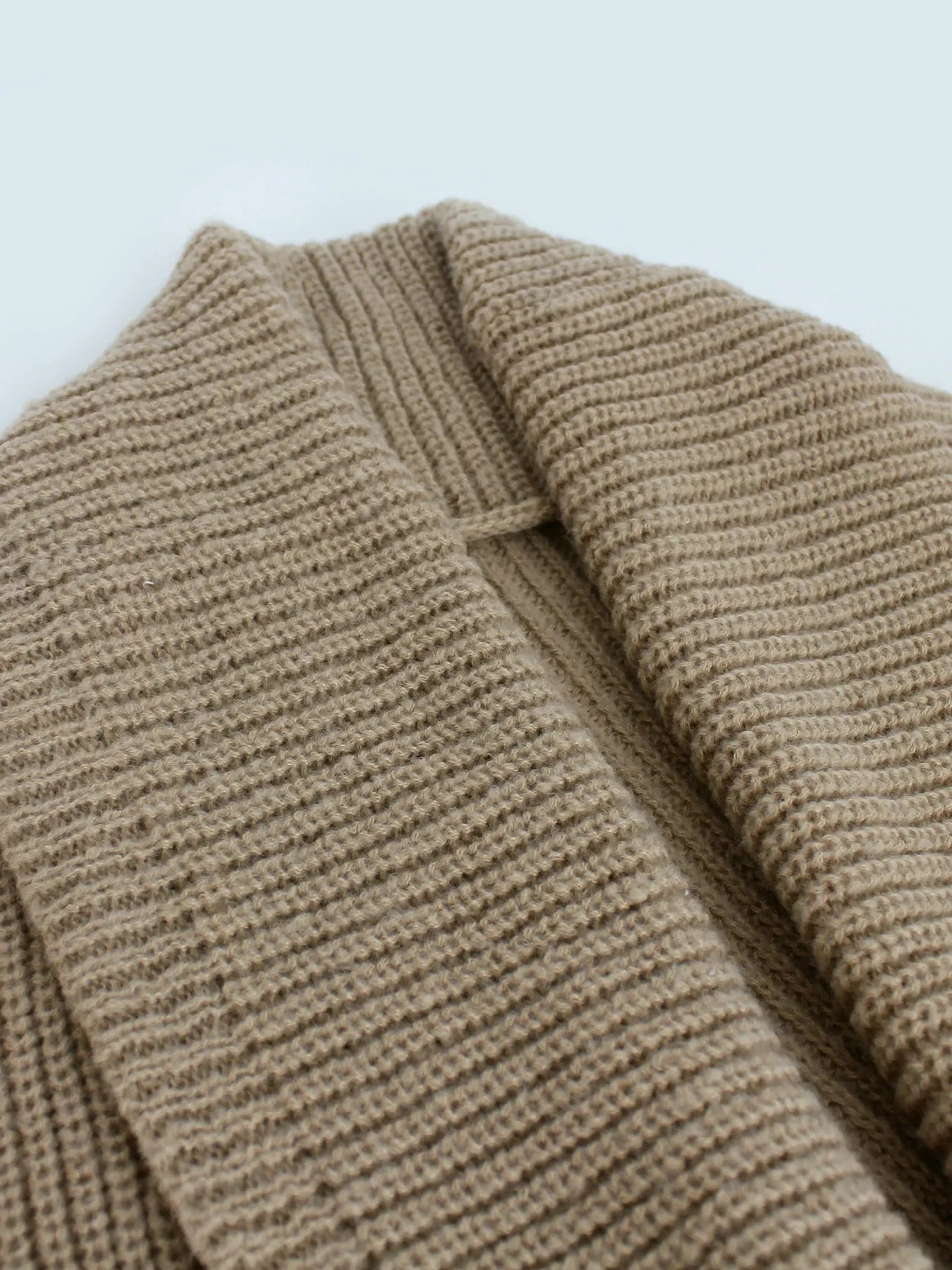 Isadora™ | Ribbed Knit Open-Front Long Cardigan