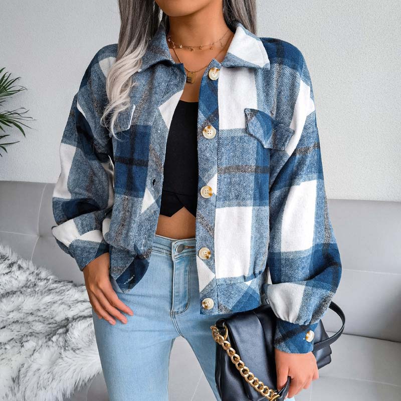 Lauren™ | Elegant and Comfortable Checkered Jacket