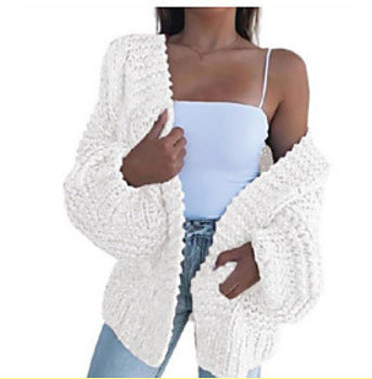 Honorine™ | Chunky Knit Open-Front Cardigan