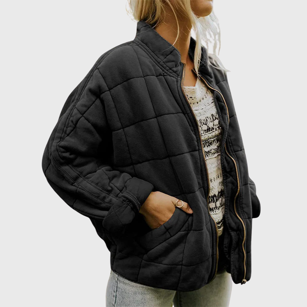 Camille™ | Quilted Bomber Jacket