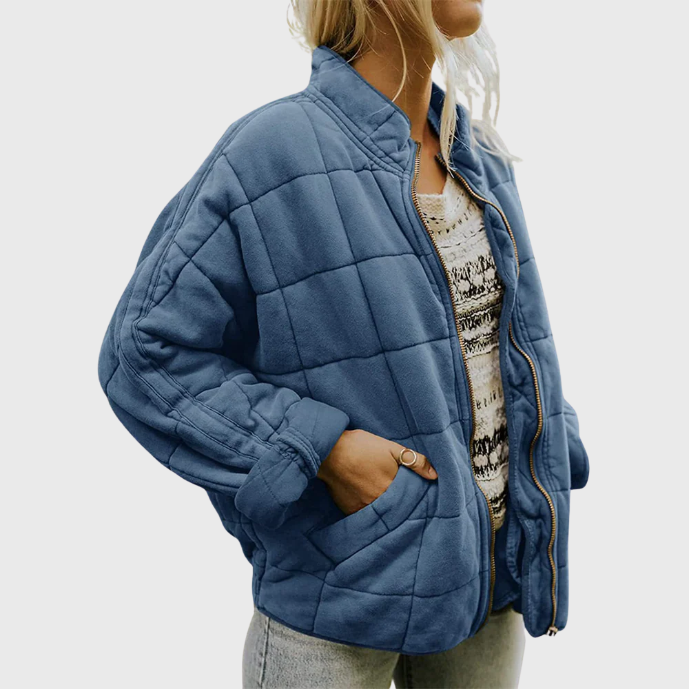 Camille™ | Quilted Bomber Jacket