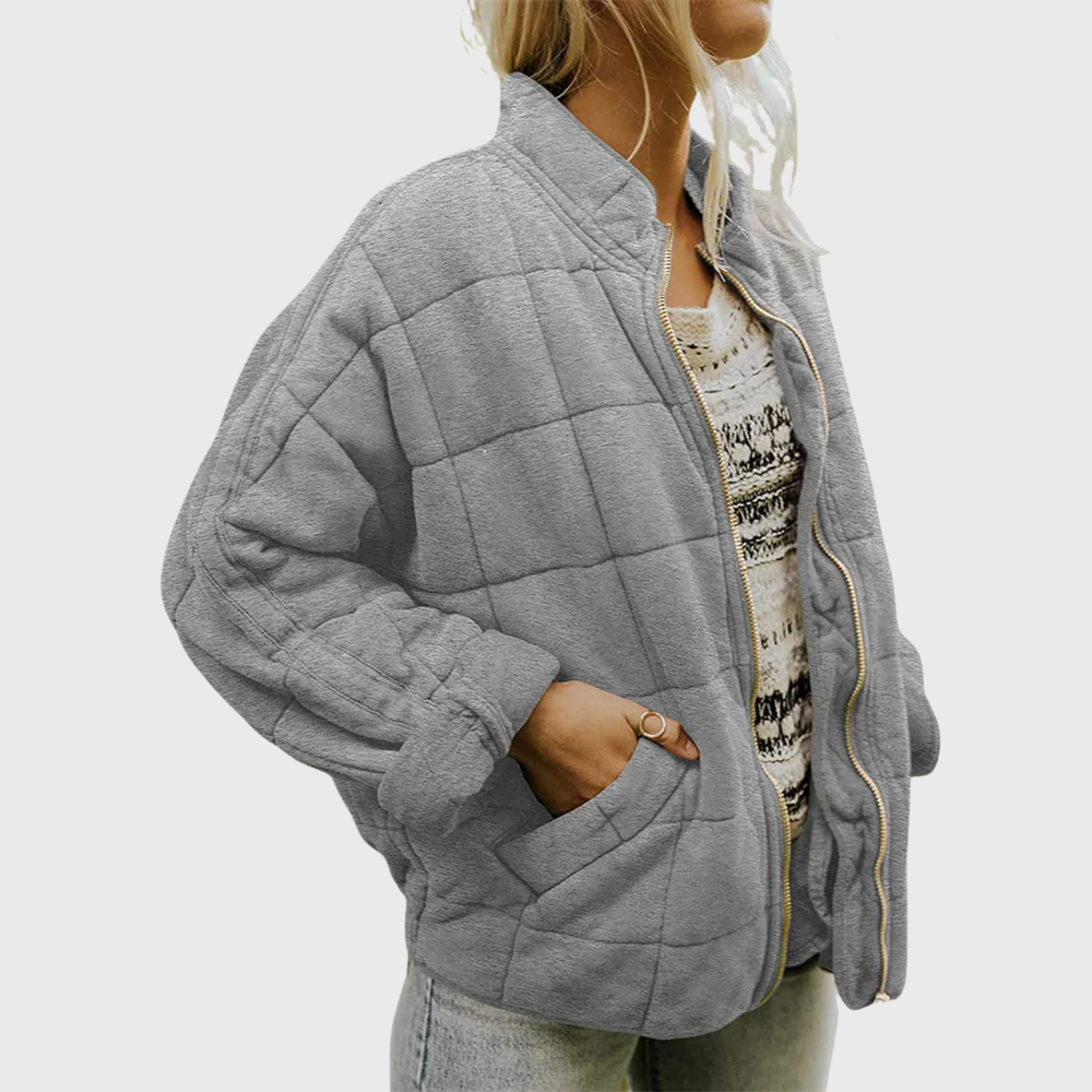 Camille™ | Quilted Bomber Jacket