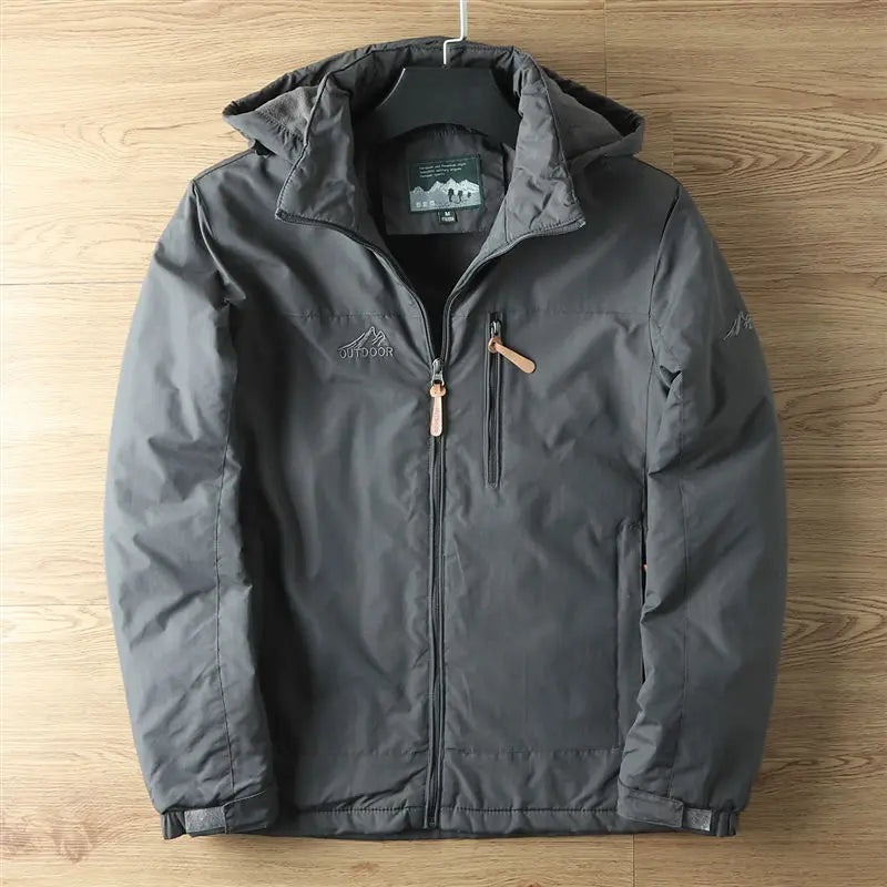Paul™ | Waterproof Fleece-Lined Outdoor Hooded Jacket