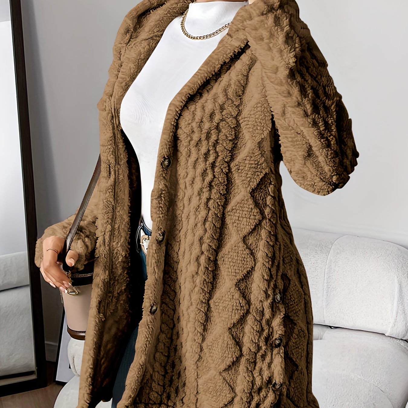 Fleur™ | Double Plush Cardigan, Comfortable Elegance