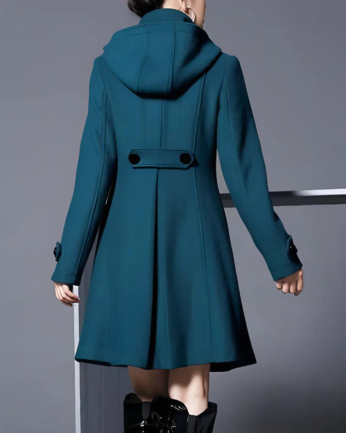 Monty™ | Elegant Warm A-Line High-Neck Winter Coat