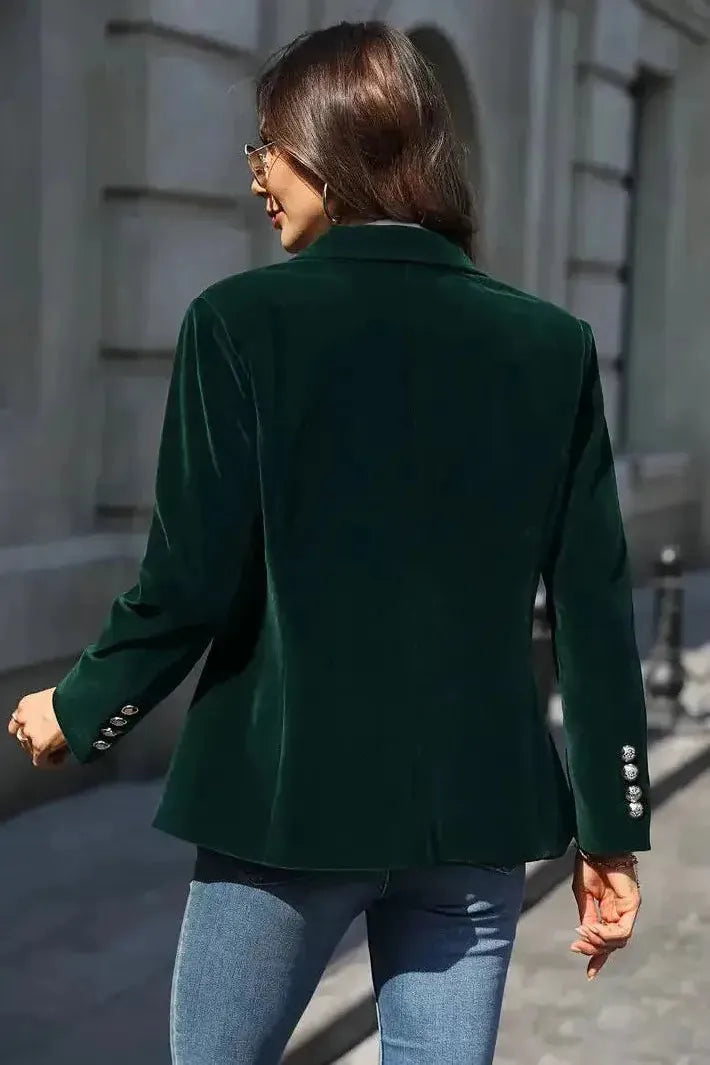 Aria™ | Elegant Velvet Blazer