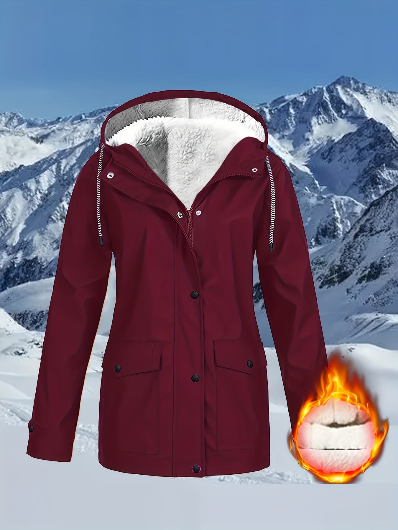 Zara™ | Warm-Lined & Water-Resistant Hooded Parka Jacket