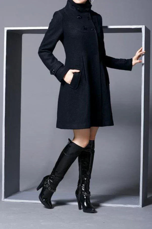 Monty™ | Elegant Wool Hooded Coat