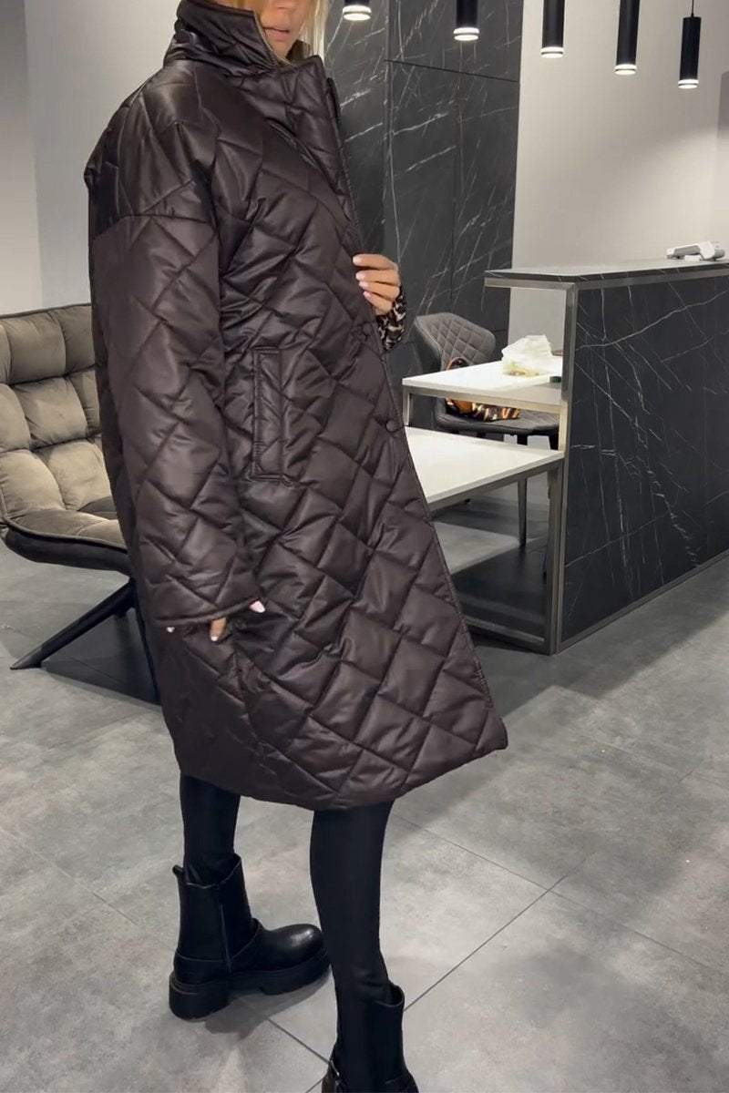 Léa™ | Casual Cotton Coat with Elegant Collar