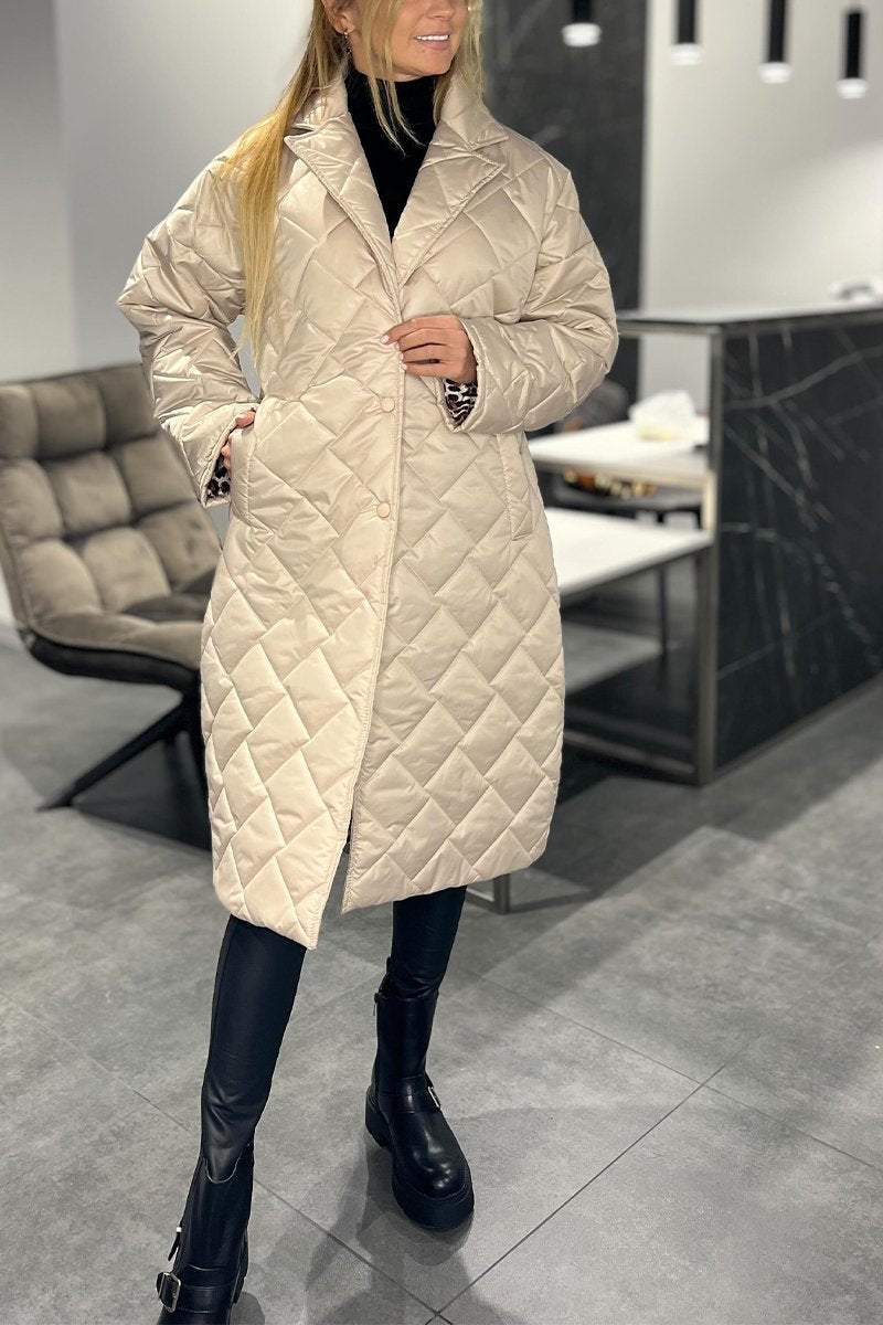 Léa™ | Casual Cotton Coat with Elegant Collar