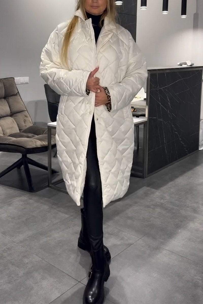 Léa™ | Casual Cotton Coat with Elegant Collar