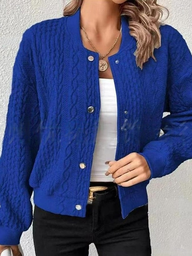Amara™ | Casual Polyester Jacket, Elegant Comfort