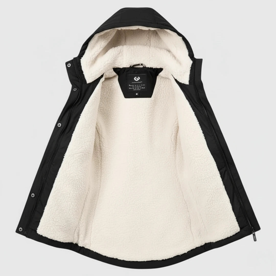 Penelope™ | Warm Fleece-Lined Waterproof Hooded Parka