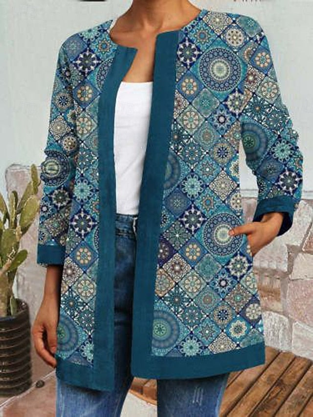 Livia™ | Vintage Casual Floral Printed Jacket