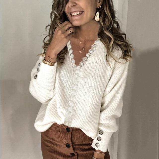 Nora™ | Casual Elegant Cotton Sweater