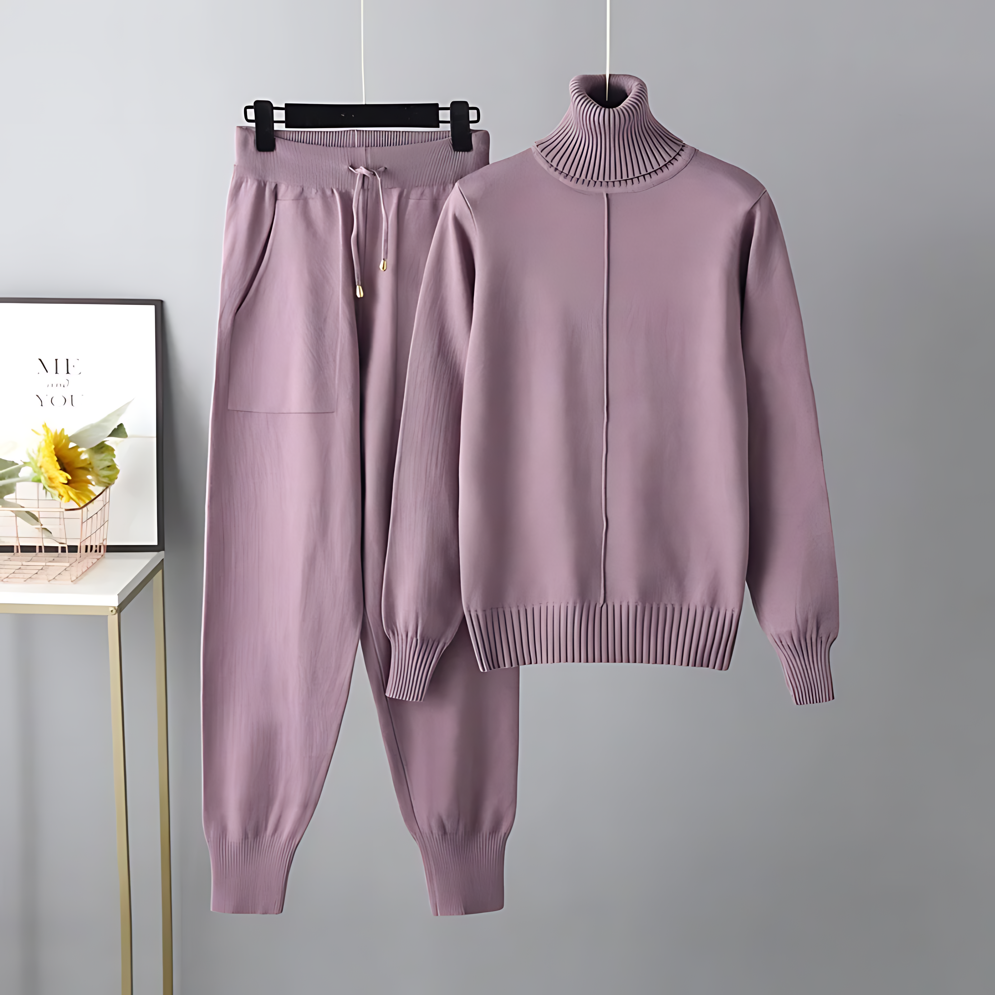 Avril™ | Elegant and Comfortable Rolled Collar Set