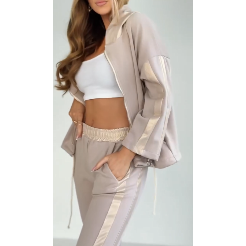 Betsy™ | Striped Casual Hoodie Set