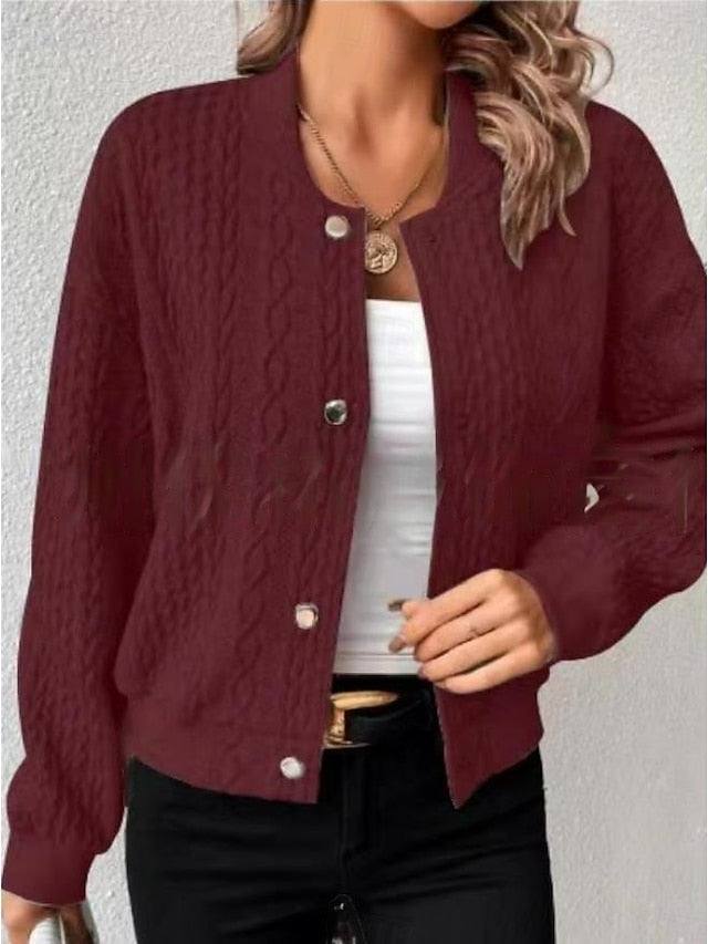 Amara™ | Casual Polyester Jacket, Elegant Comfort