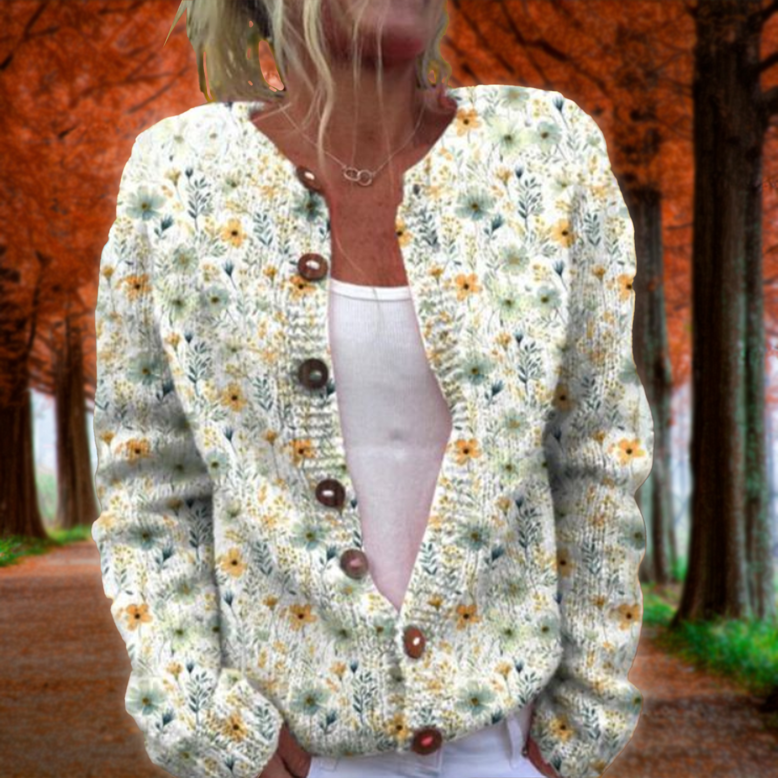 Lowri™ | Elegant Floral Jacket
