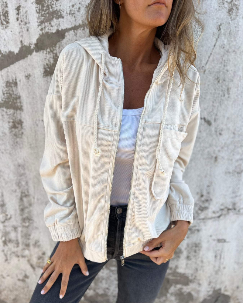 Elemi™ | Elegant Corduroy Jacket