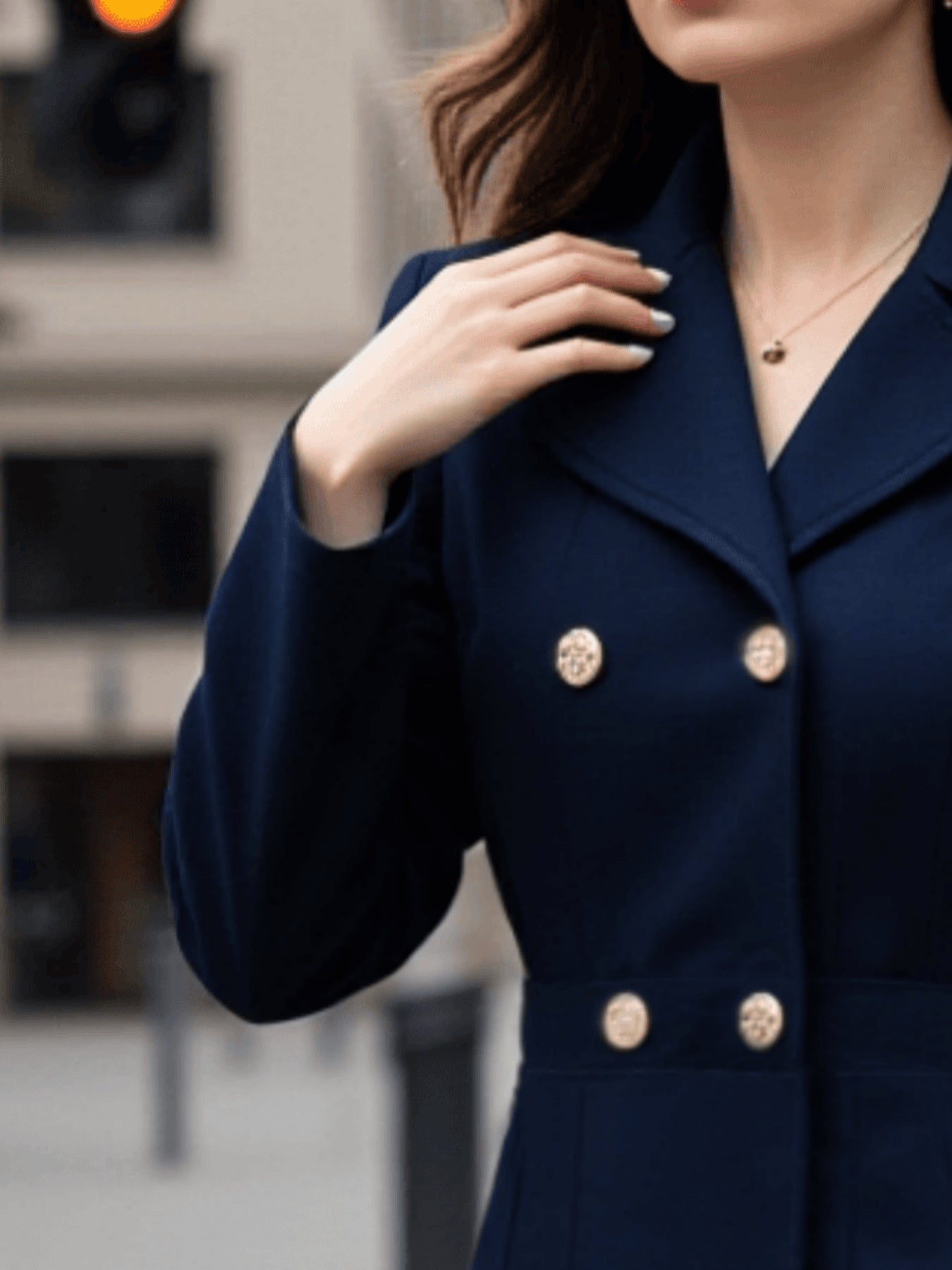 Suzette™ | Double-Breasted Fit-and-Flare Coat