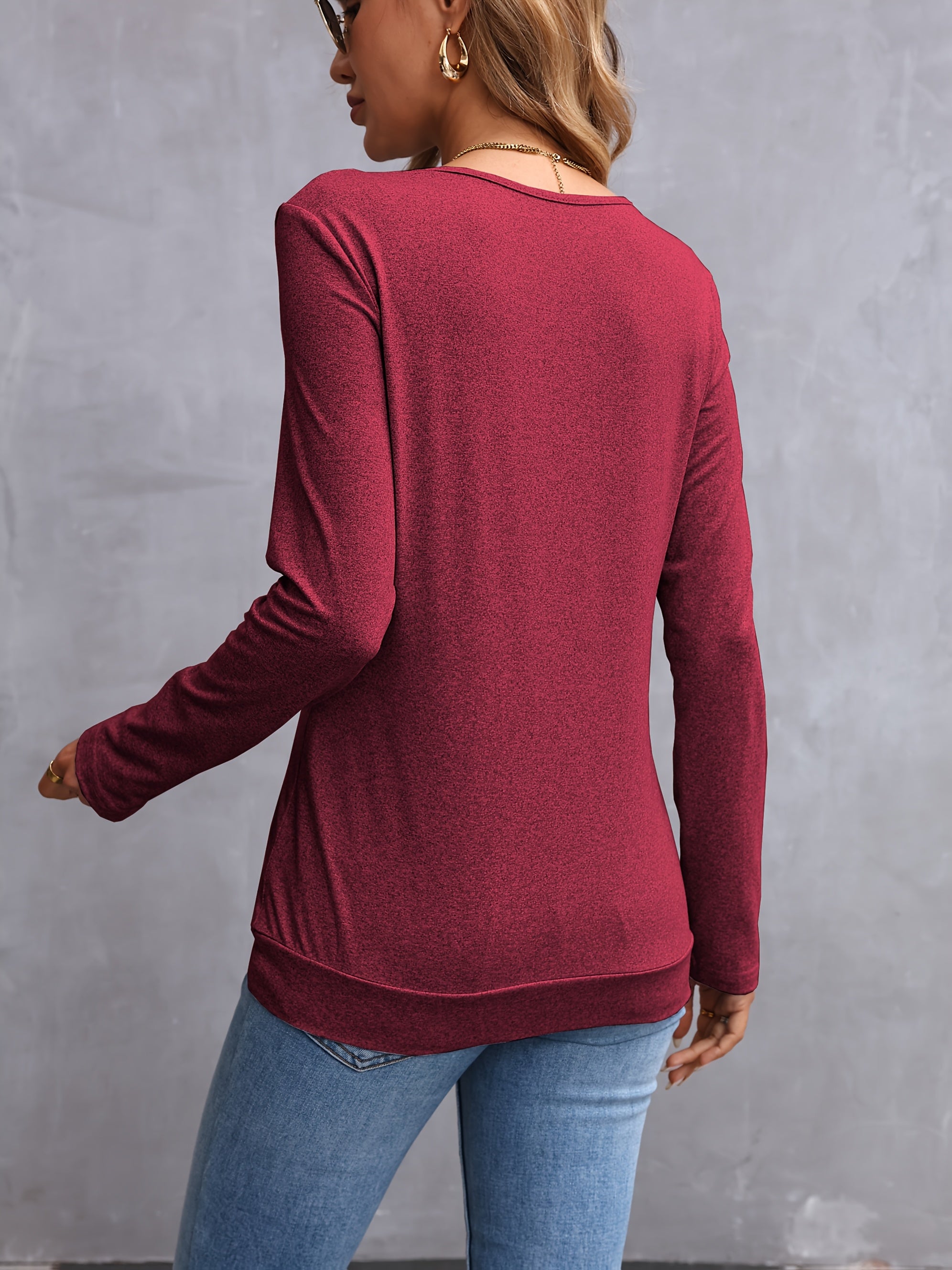 Louisa™ | Elegant Long Sleeve T-shirt