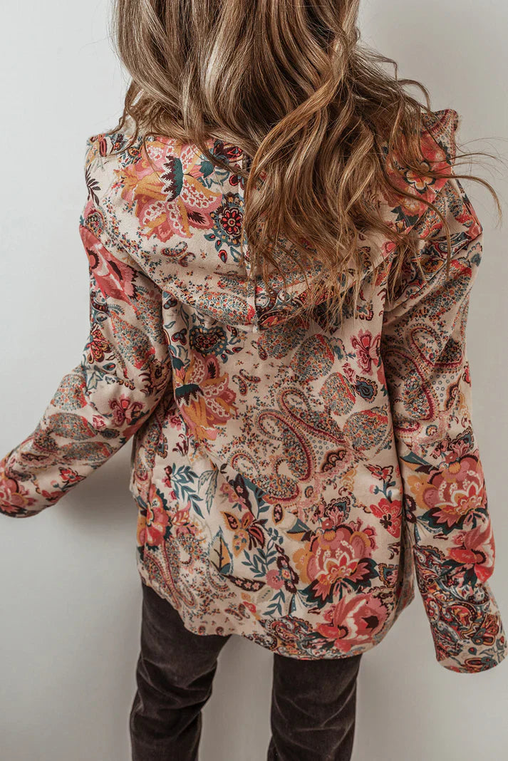 Jira™ | Double-Layered Paisley Pattern Jacket
