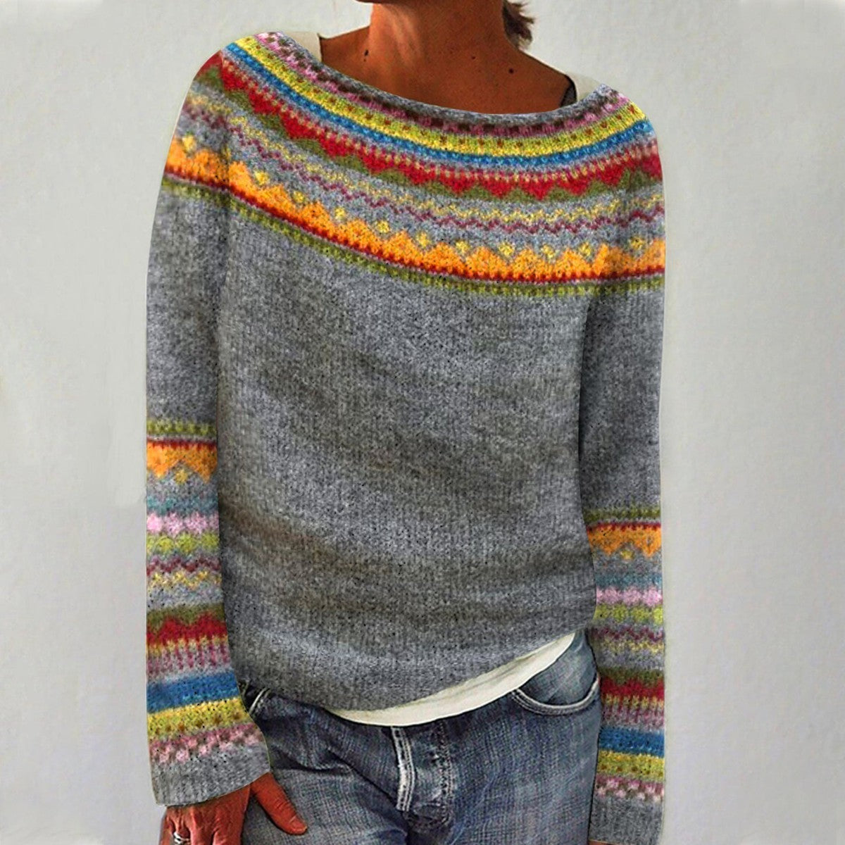 Jasmine™ | Comfortable Retro Sweater