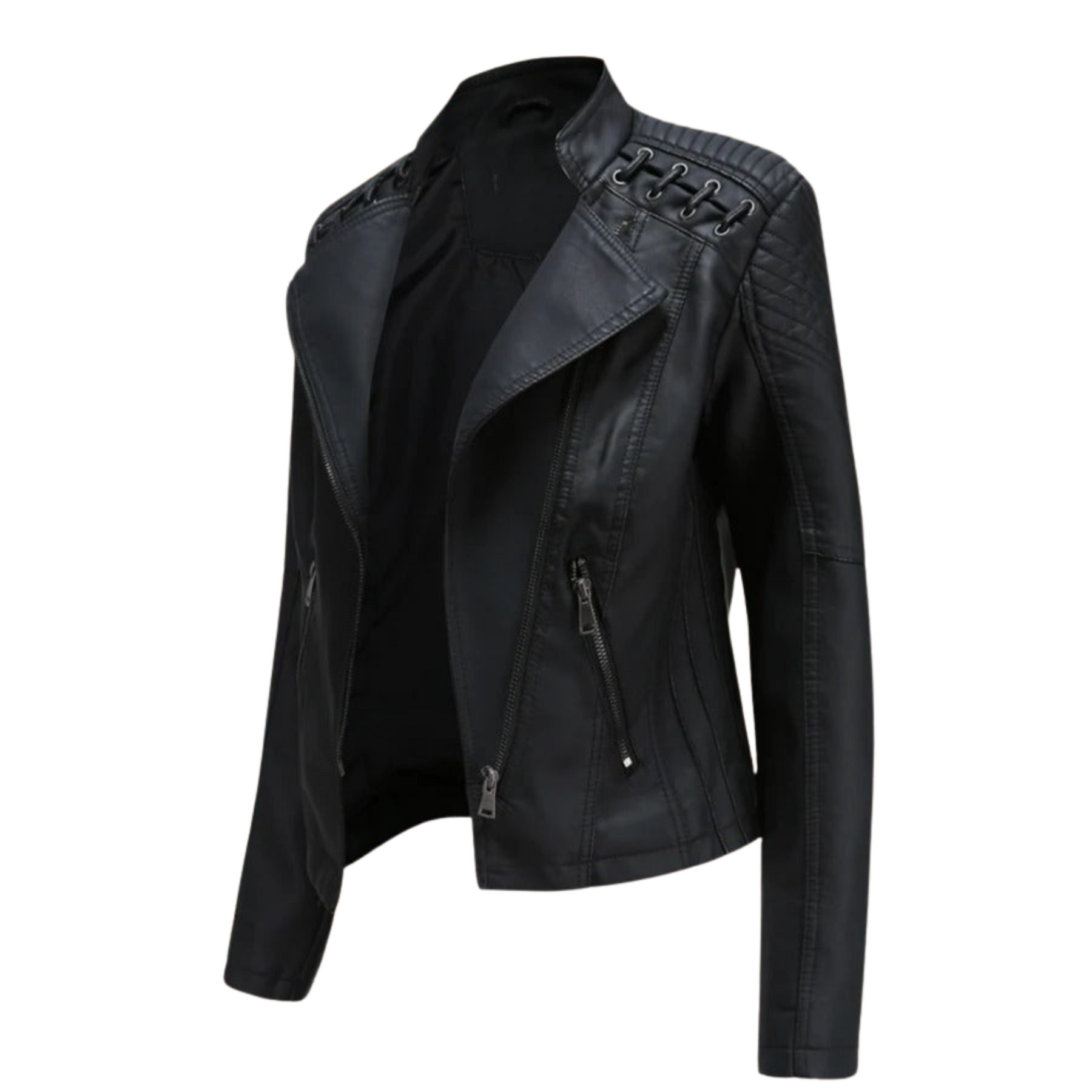 Veronica™ | Elegant Leather Jacket for Women