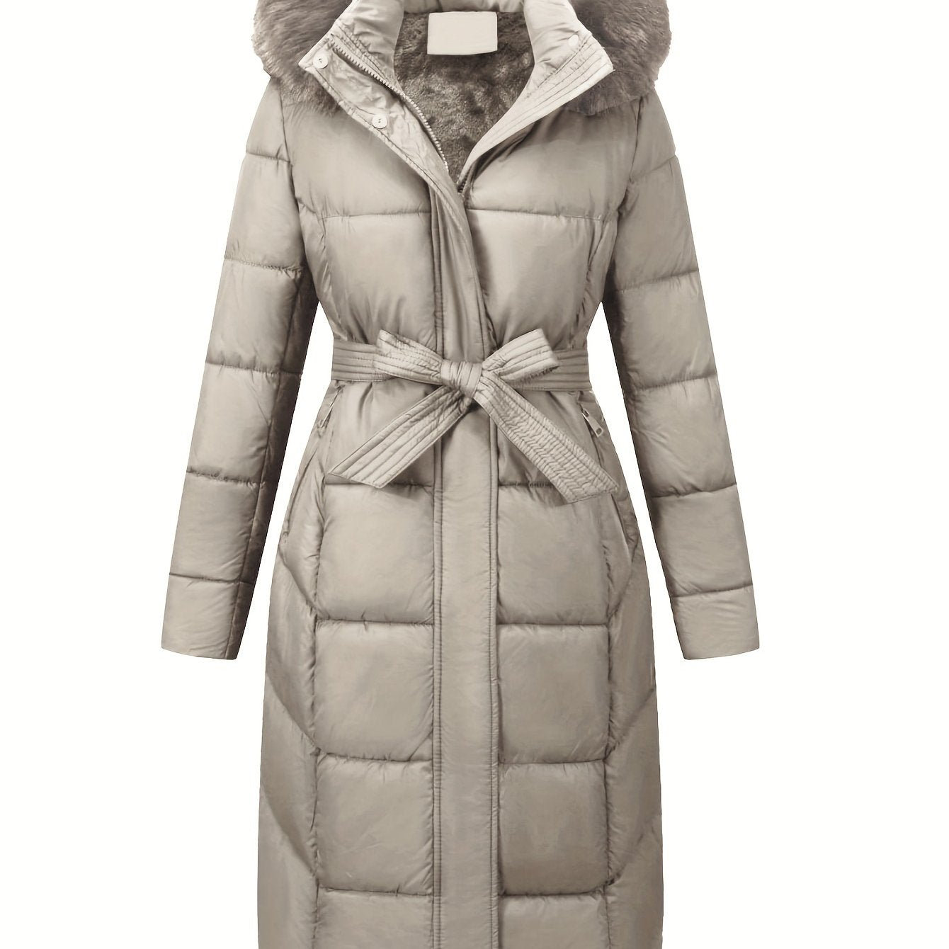 Mara™ | Elegant Mid-Length Coat with Hood