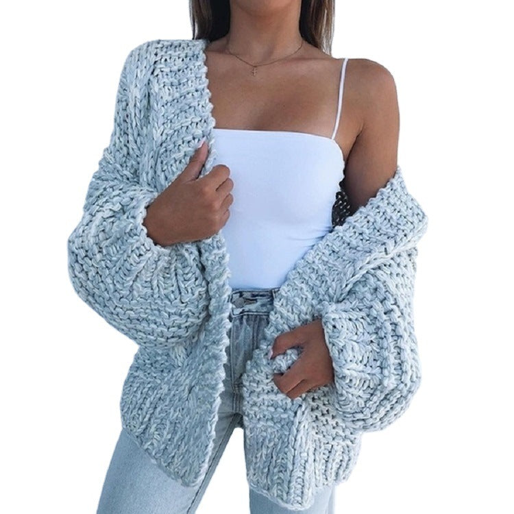 Honorine™ | Chunky Knit Open-Front Cardigan