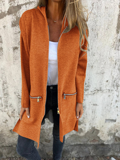 Alcatella™ | Elegant Long Sleeve Zip Cardigan