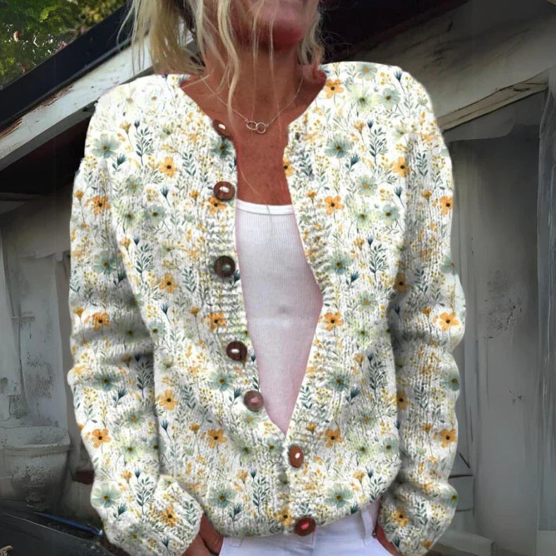 Mina™ | Floral Cardigan