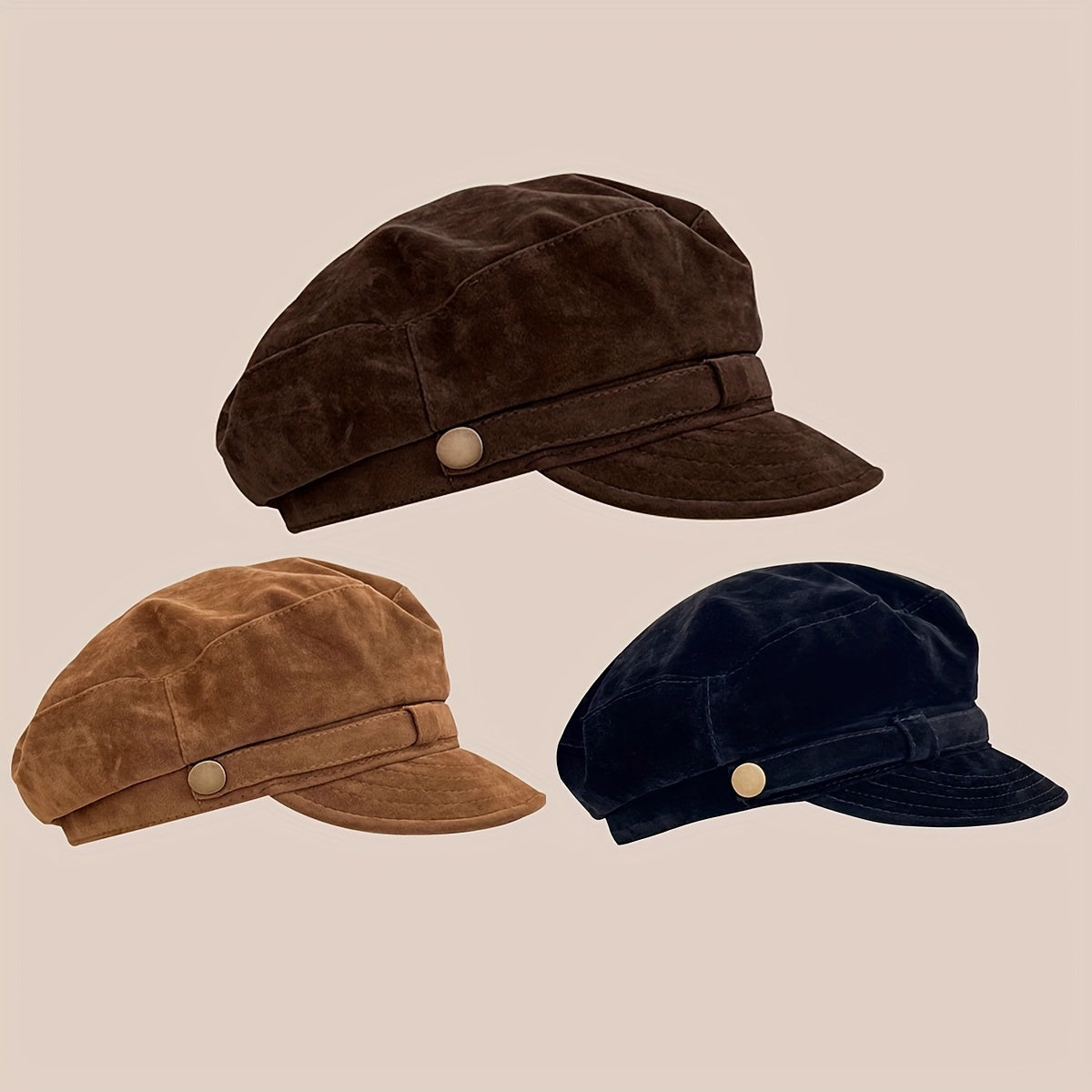 Arletty™ | Button-Band Fisherman Fiddler Cap