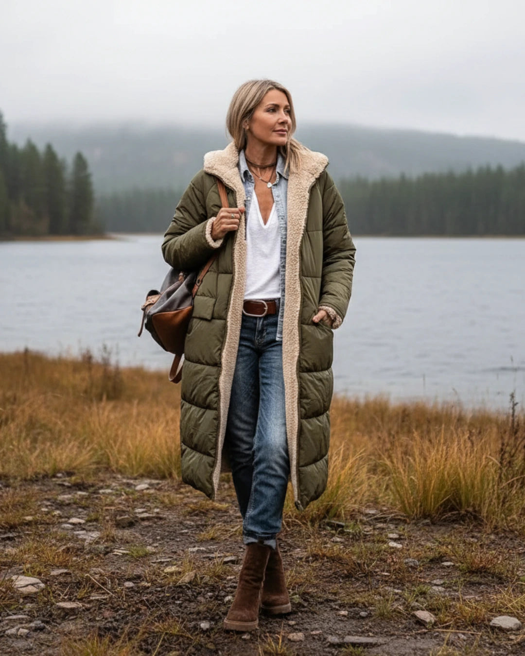Rosie™ | Chic Reversible Winter Jacket