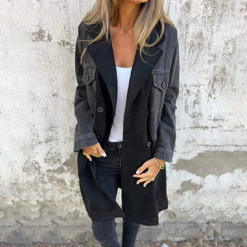 Carla™ | Elegant Mid-Length Coat