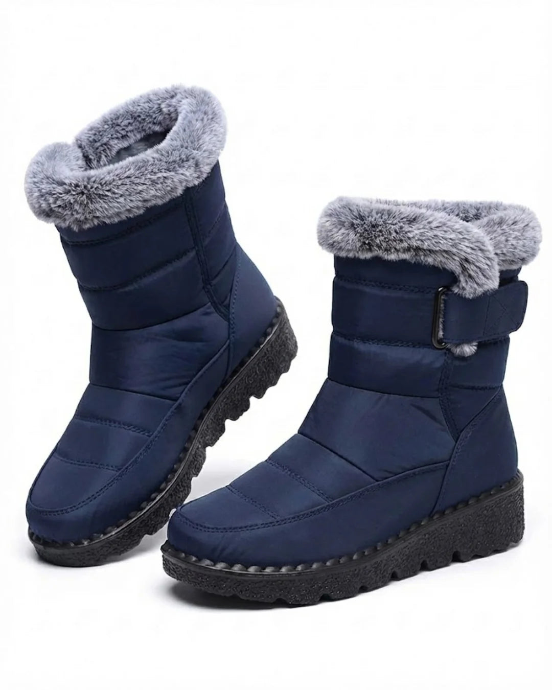Lysandra™ | Quilted Faux-Fur Lined Winter Boots