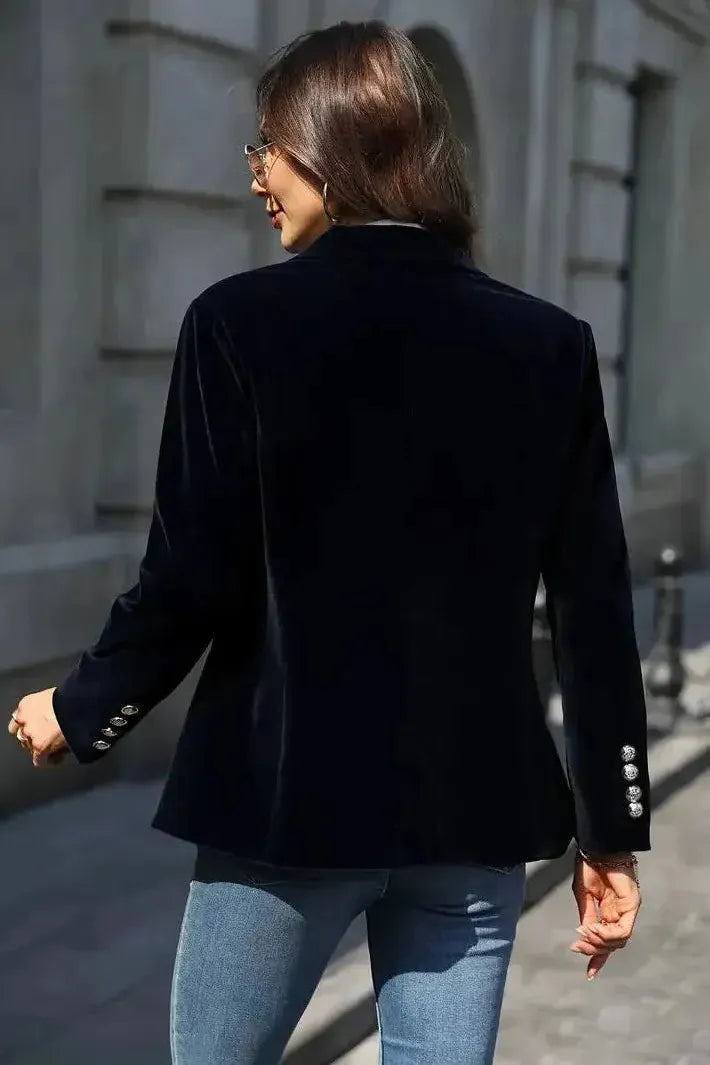 Aria™ | Elegant Velvet Blazer