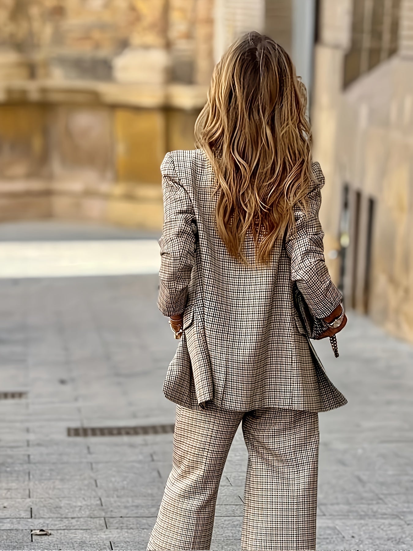 Alexandra™ | Chic Checkered Set - Casual Elegance