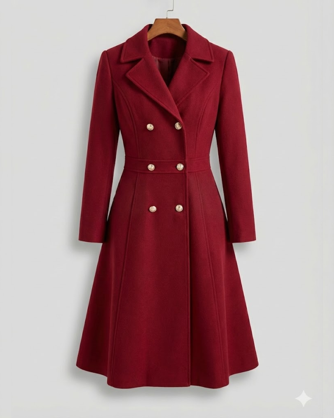 Suzette™ | Double-Breasted Fit-and-Flare Coat